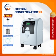[Ready Stock] Oxygen Concentrator 10L [FREE Bottle Humidifier & Nasal Oxygen Cannula]