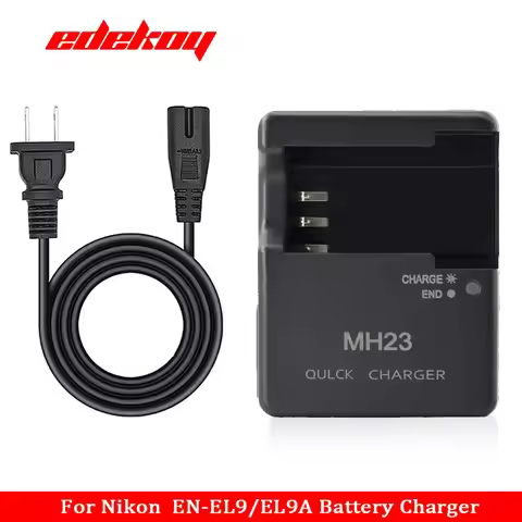MH-23 MH23 Battery Charger For Nikon EN-EL9 ENEL9A Camera D40 D50 D60 D70 D300 D700 D5000 D5100 D300