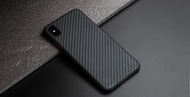 เคสสีดำ ลายเคฟล่า (ใช้ใส่กันได้2รุ่น) ไอโฟน เอ็กซ์ / ไอโฟน เอ็กซ์เอส  หน้าจอ 5.8นิ้ว Case Kevlar black in color for iPhone X / iPhone XS (5.8") Black