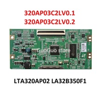 1Pc TCON 320AP03C2LV0. 1 TCON 320AP03C2LV0. 2 Papan Logik T-Con TV untuk LTA320AP02 LA32B350F1 L32F1