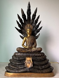 พระนาคปรกหน้าตัก9นิ้ว สูง29นิ้ว