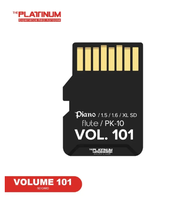 Platinum Karaoke Volume 101 SD Card for Piano / V1.6/Flute/Piano XL SD/PK-10