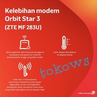 New MODEM WIFI ROUTER TELKOMSEL ORBIT STAR 3 ZTE MF283U FREE ANTENA 10