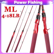 High-Quality Carbon Fiber Fishing Rod, ML Power Fishing Rod, Weightlifting Fishing Rod 5.4 Feet-6.9 