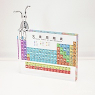 Elements Acrylic Ornaments Elements Periodic Table Crafts Bilingual Ready Stock Color Printing Chemi