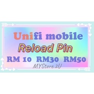 Unifi mobile prepaid reload topup PIN / Instant Reload