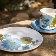 1900年代 英國Johnson Brothers Snowhite 藍色瓷器組