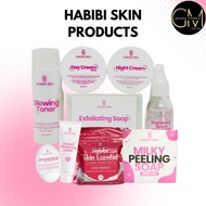 HABIBI SKIN ESSENTIALS: MAINTENANCE SET, BABAD SOAP, MILKY PEELING SOAP, LOTION AND SUNSCREEN