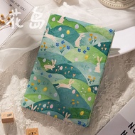 Cute Rabbit Fabric Book Cover A5 A6 Cartoon Handmade Book Cover Adjustable Notebook Book Cover