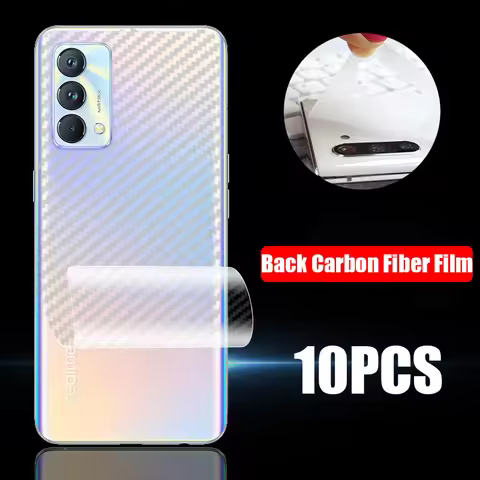 Back Carbon Fiber Film For Realme GT NEO 3 9 8 7 6 Pro Screen Protector Narzo 30 X2 X50 X7 5 Pro XT 