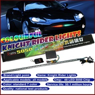 7-Color RGB 48-LED Knight Night Rider LED Strip Scanner Lighting Bars Remote Atmosphere Decorative L