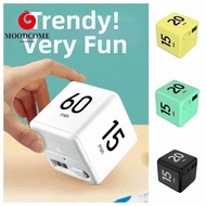 MOODCOME Cube Timer, Time Management Gravity Sensitive Kitchen Timer, Durable 15/20/30/60 min Adjust