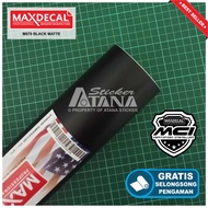 Skotlet Hitam Doff Glossy Maxdecal Scotlet Black Dop Gloss Stiker Matte Metalik Kilap Sticker Anti G