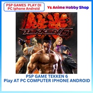 【PSP Games Play di PC Computer Phone 】PSP Tekken 6 Battle Fighting character game Phone Game Pc Game
