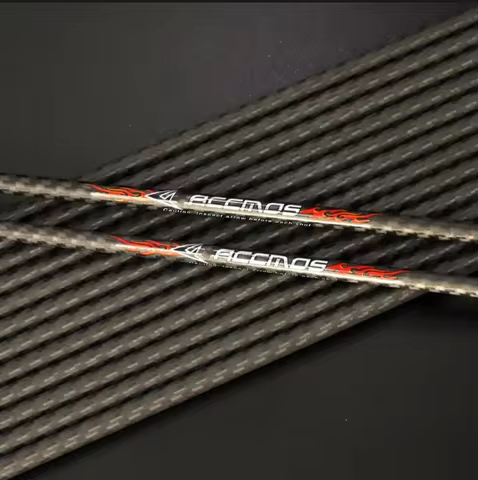 ACCMOS 3K Carbon Arrow Shafts ID6.2mm 33inch spine 200 250 300 350 400 500 Archery DIY Hunting Shoot