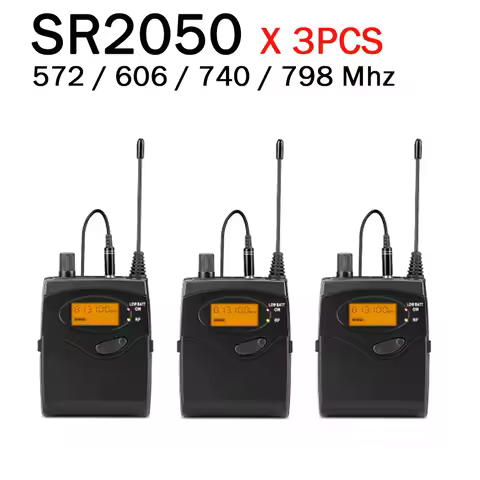LCZ AUDIO 3PCS Receiver For SR2050IEM Personal In Ear Monitor System Earphone EW300IEMG3 572-603/606