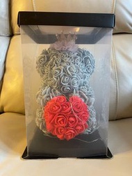 玫瑰永生花熊仔