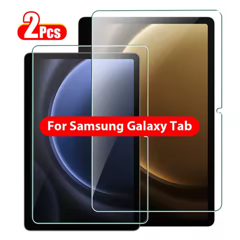 2Pcs Tempered Glass Screen Protector For Samsung Galaxy Tab S9 Fe S8 Ultra Plus S7 S6 Lite For Galax