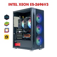 Case PC Dual Xeon E5 2696v3 running 30 40 tabs
