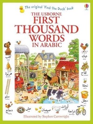 Usborne First Thousand 1000 Words in Arabic - Picture Dictionary Buku Kanak-Kanak Kamus Bergambar Kamus Bahasa Arab