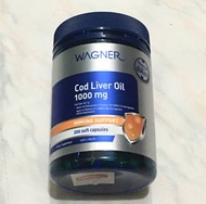 WAGNER Cod Liver Oil 魚肝油 1000mg 200顆膠囊