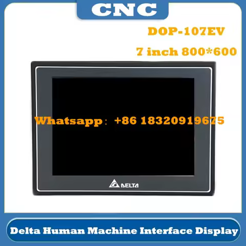 CNC 7'' Inch Delta DOP-107EG HMI Touch Screen Human Machine Interface Display Replace B05S111 B07E51