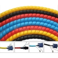 SG Colored Cable Wrap 1m/ 2m length Bike Cable Bicycle Foldie Brake Housing Wrap Folding Protector Color Tie Foldable Hi