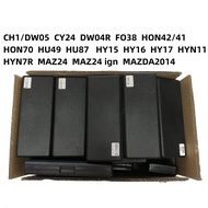 2 dalam 1 Alat Lishi CH1/DW05 CY24 DW04R FO38 HON42/41 HON70 HU49 HU87 HY15 HY16 HY17 HYN11 HYN7R MA