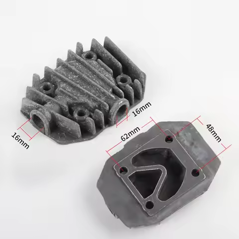 Silent Oil-free Air Compressor Air Pump Parts Cylinder Head Replacement Parts Air Compressor Cylinde