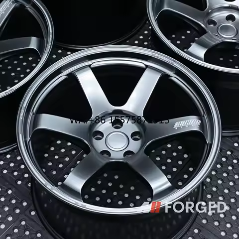 For Forged TE37 Ultra Diamond Black Wheels for 335i E30 E36 E39 E46 E60 E90 F30 G20 350Z 370Z 5x100 