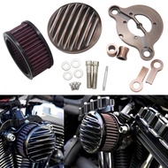 Motorcycle Air Cleaner Intake Filter System Aluminum For Harley-Davidson Sportster 883 1200 1991-201