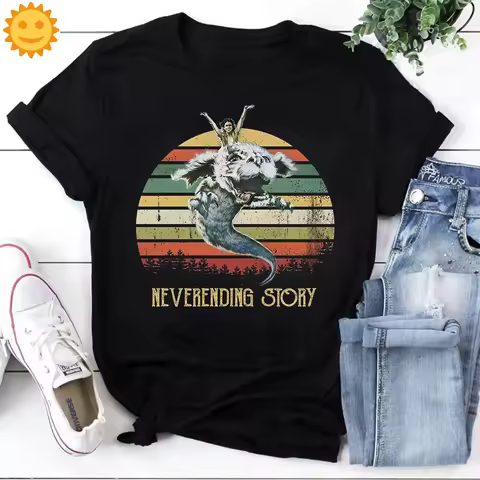 Never Ending Story Fan Vintage T-shirt Neverending Story