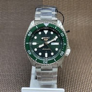 Seiko 5 Sports SRPD63K1 Green Dial Automatic Stainless Steel Analog Men's Watch