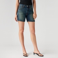 Levis® Womens 501® Original Mid-Thigh Shorts A9296-0003 wb