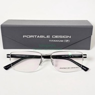 Frame Kacamata Pria Porche Design Kacamata Titanium Tahan Karat