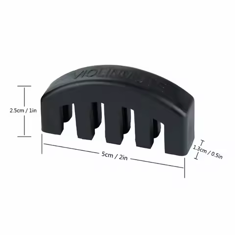 Rubber Violin Mute Muffler for 4/4 3/4 1/2 Violino Practice Accessories Violin Strings Violin Access
