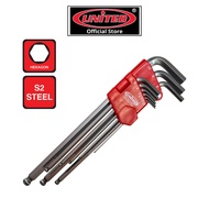 【UNITED】9 PCS LONG HEX KEY WRENCH SET