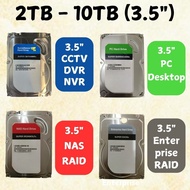 HDD 1TB/2TB/3TB/4TB/5TB/6TB/8TB/10TB Hdd 3.5" SUPER Desktop Internal Hard Disk HDD SATA3.0 6GB/s