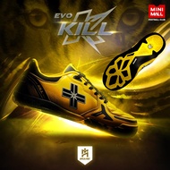 รองเท้าฟุตซอล [IMANE EVO KILL MICROFIBER IMF1 004] รองเท้าฟุตซอล หนังสังเคราะห์ ยืดหยุ่น กระชับเท้า 