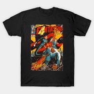 Baju Fantastic Four T-Shirt Fantastic Four First Steps T-Shirt 100%Cotton Short Sleeve Lelaki & Wani
