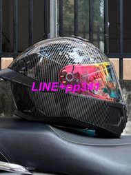 3C認證ORZ摩托車頭盔男女全盔機車安全帽四季情侶大尾翼大碼