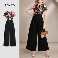 Lovito Elegant Jumpsuit Spring/summer Jumpsuit for Women L150AD944