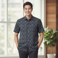 KEMEJA 3Nthree Imported Printing Shirt, Men's Fashion Shirt, Short Sleeve, Original Printing Motif (