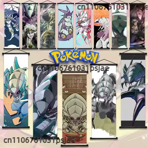 Pokemon Wimpod & Golisopod Hanging Scroll Posters - Fascinating Anime Wall Decor for Pokémon Lovers