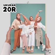 Photo print plus photo print frame with jumbo photo print frame