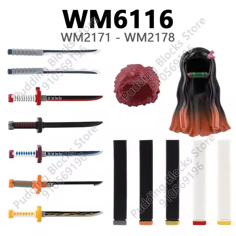 WM6116 Compatible Action Figures WM2171 WM2172 WM2173 WM2174 WM2175 WM2176 WM2177 WM2178 Parts Brick