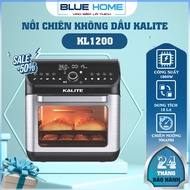 Nồi Chiên Không Dầu Kalite KL1200 1800W-12Lit Có Xiên Lồng Quay Khi Nướng Hàng Chính Hãng