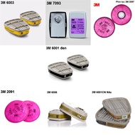 3M Filter 6001 brown, 6003, 6006, 6001 black, 2091, 2097, 7093 - Filter for 3M masks 2 Filters of al