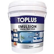 18L Toplus Emulsion Cat Emulsi White 9102 18liters Toplus Smart Paints
