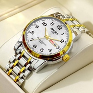 【AIYISHI】Swiss Đồng hồ cơ tự động chính hãng chính hãng lịch dạ quang chống nước nhập khẩu cho nam đ